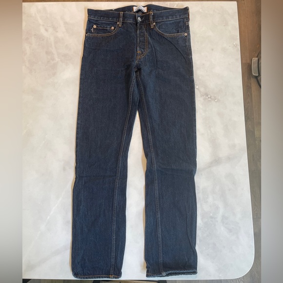 Stone Island Straight Leg Dark Wash Denim Jeans Size 30 Lightly Worn - Picture 1 of 4